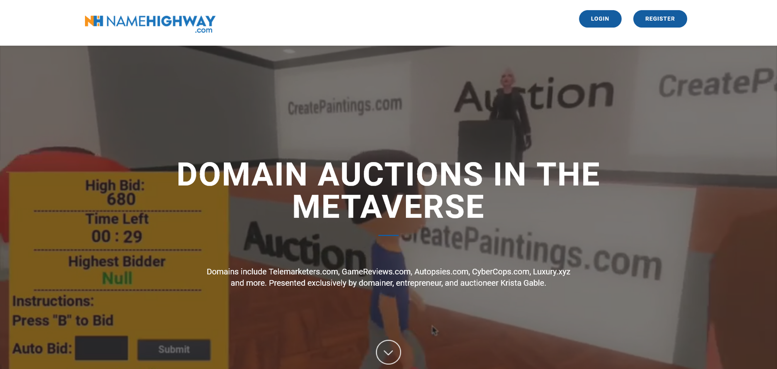 Domain Name Auctions In The Metaverse